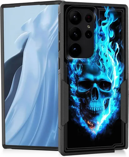 Miniatura 141 de Funda para Galaxy A14 5G, resistente de doble capa híbrida de policarbonato duro, goma suave, a prueba de golpes, funda protectora resistente
