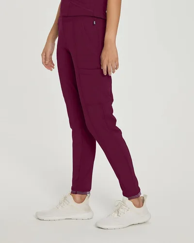 Miniatura 2 de Urbane Impulse Slim Fit Extreme Stretch 4-Pkt Jogger Pantalones médicos para mujer 9208