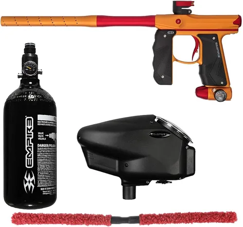 Miniatura 2 de Action Village Empire Mini GS TP Core Kit de pistola de paintball Naranja polvo/Oro polvo