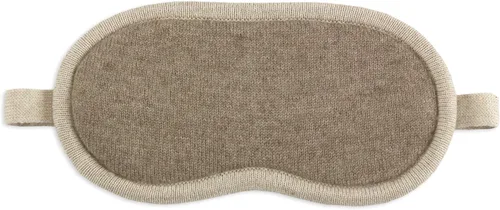 Miniatura 3 de Jet&Bo 100% puro cachemira Poncho y máscara de ojos Set de viaje Beige en caja de regalo