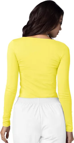 Miniatura 3 de Adar - Juego de 3 camisetas de mujer manga larga para utilizar debajo del uniforme