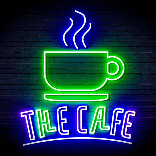 Miniatura 23 de ADVPRO Coffee – The Cafe Extra-Large Ultra-Bright LED Neon Sign - Blue & Red - st16s54-fn-j0026-br