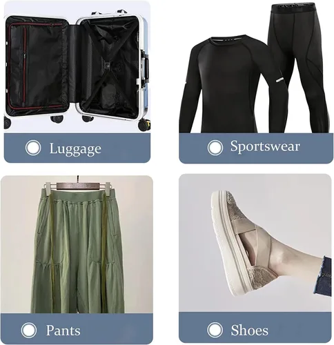 Miniatura 6 de XKDOUS Banda elástica para costura, bandas elásticas de punto negro de 3 pulgadas y 6 yardas para coser cintura y pantalones de cintura, alta