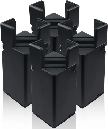 Miniatura 9 de 4 elevadores de muebles ajustables con abrazadera de tornillo, elevadores de escritorio resistentes para patas de escritorio, elevadores de cama