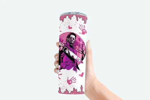 Miniatura 2 de Vaso de Halloween con tapa y pajita, taza de viaje para café con texto en inglés "Trick Or Treat", taza de viaje para café, bruja fantasma