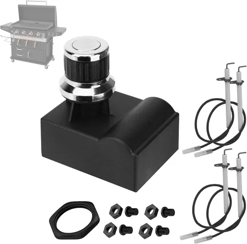 Miniatura 14 de BBQ Future Encendedor universal de 2 salidas con botón de encendido AAA para Charbroil, Kenmore, Broil King, Broil-Mate, Grillmate, parrilla de gas