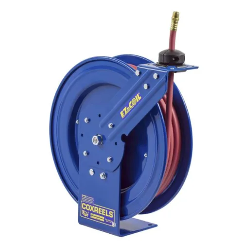 Miniatura 4 de EZ-Coil carrete para manguera seguro de alto rendimiento, 300 psi, incluye manguera, diámetro interno de la manguera 1/4 pulgada, 25 pies