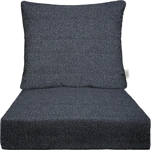 Miniatura 11 de RSH DECOR: Sunbrella - Cojín de asiento profundo con respaldo de almohada, asiento de 23 x 24 x 5 pulgadas, tela de rendimiento resistente al agua