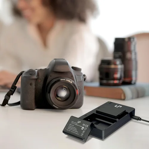 Miniatura 7 de LP Paquete de cargador de batería LP-E10, batería de 1600 mAh y cargador de doble ranura, compatible con Canon EOS Rebel T7, T6, T5, T3, T100