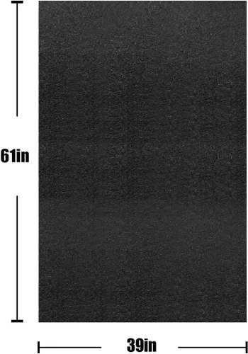 Miniatura 2 de LINLA Tapete absorbente de aceite de 61 x 39 pulgadas - Tapete para piso de garaje que contiene líquidos, tapete para motocicleta para garaje