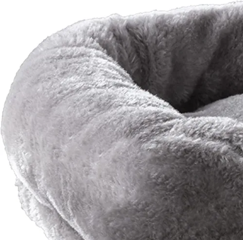 Miniatura 6 de SHA CERLIN Árbol para gatos de 36 pulgadas Torre para Gatos con hamaca, poste rascador de sisal para gatitos de interior, habitación pequeña, gris