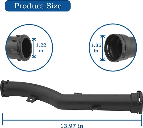Miniatura 5 de Tubo de bomba de agua compatible con Mini Cooper R55 R56 R57 R58 R59 Countryman R60 Paceman R6 Reemplazar # 11537541845, 11537589713