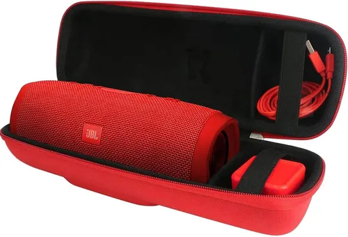 Funda dura Khanka EVA para viaje, almacenamiento para parlante Bluetooth inalámbrico portable, a prueba de agua para JBL Charge 3. Con espacio