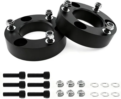 Miniatura 7 de AUTOPTIM Kit de Bloque de Elevación Niveladora de 1 Pulgada Trasero - Reemplazo para Silverado 1500 2007-2024, Sierra 1500 2007-2023, Espaciadores