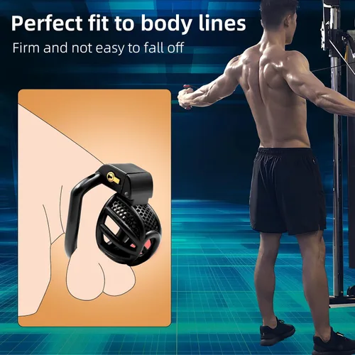 Miniatura 6 de Dispositivo de Castidad Masculina Jaula para Pene - Jaula de Castidad para Hombre Ejercicio de Pene Equipo de Bondage Impreso en 3D Ligero Juguete