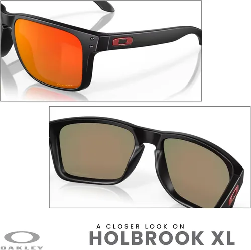 Miniatura 6 de OAKLEY Holbrook XL OO9417 Square Sunglasses For Men+ Bundle Accessory Leash Kit, Microfiber Pouch
