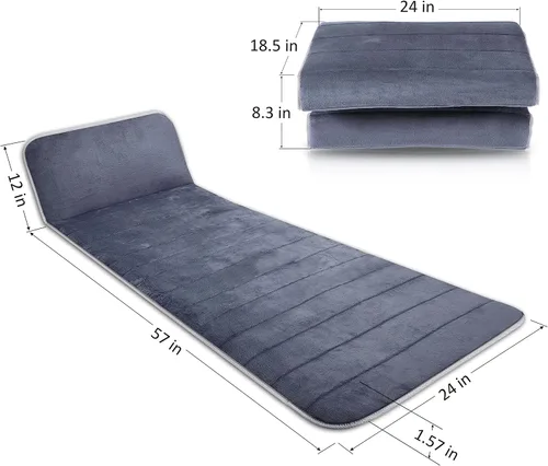 Miniatura 10 de Snailax Alfombrilla de masaje de espuma viscoelástica con calor, 10 motores vibradores, almohadilla masajeadora de cuerpo completo para aliviar