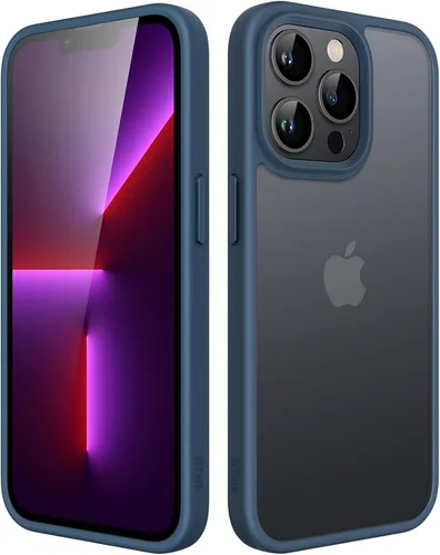 Miniatura 18 de JETech Funda mate para iPhone 13 de 6.1 pulgadas, a prueba de golpes, protección contra caídas de grado militar, cubierta trasera translúcida
