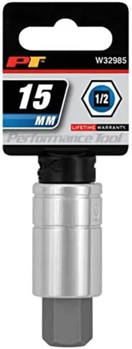 Miniatura 9 de Performance Tool W32990 1/2 Drive Hex Bit Socket, 0.787 in