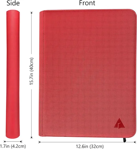 Miniatura 7 de Carpeta de carga superior, capacidad para 252 cargadores superiores, funda de almacenamiento de tarjetas con carga superior de 9 bolsillos