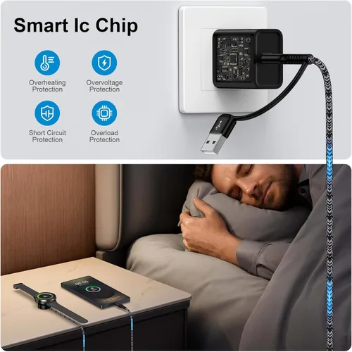 Miniatura 7 de Cargador rápido USB C, 25 W PD tipo C bloque de carga súper rápida para Samsung Galaxy A56 5G A36 A26 A06 S25 Ultra S24 FE S23 S22 S21 A16 A15 A14