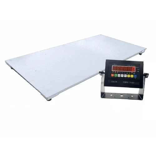 Miniatura 7 de SellEton - Báscula industrial de suelo de 10,000 libras x 1 libra, 24 x 24 pulgadas, báscula de palés precisa con indicador digital de metal
