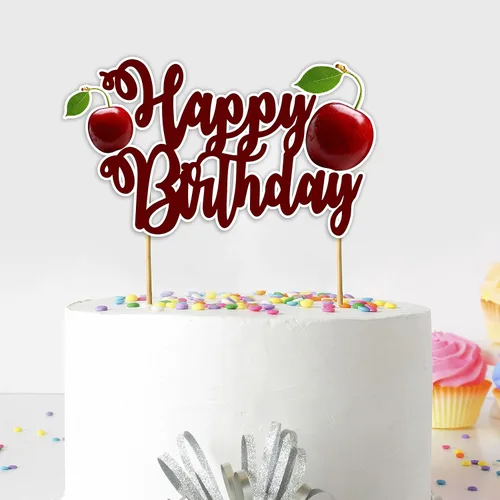 Miniatura 8 de Suprmn Decoración para Pastel de Cumpleaños – Decoración de Fiesta Temática para Niños – Decoración para Pastel con Purpurina de Calidad Premium