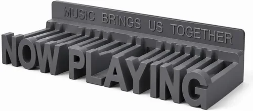 Miniatura 9 de WPESI Now Playing Soporte de pared para discos de vinilo (negro)