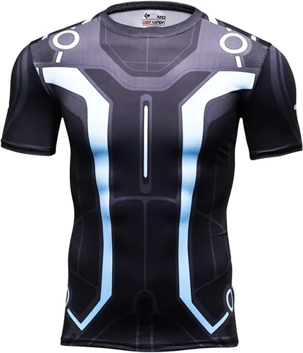 Miniatura 8 de Red Plume Men's Compression Shirt Iron Hero Wicking Sports Tank Top