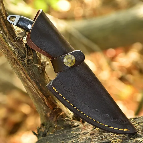 Miniatura 6 de Cuchillo Viking Japan Kitchen mejorado – Cuchillo de carnicero forjado a mano con funda, cuchillo afilado de acero de alto carbono para cortar