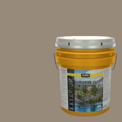 Miniatura 109 de Rodda Paint CASCADIA XL Pintura e imprimación satinada para exteriores en uno, cuarto de galón, Metropolis Mood