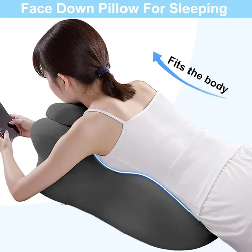 Miniatura 5 de Almohada de 27 grados para parejas, almohada de cuña para aliviar el reflujo ácido, almohada de cuña de cama para dormir, almohadas de elevación