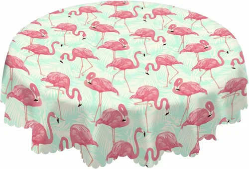 Miniatura 24 de AOYEGO Mantel redondo de 60 pulgadas con diseño de concha de playa tropical oceánica, estrella de mar, cielo arena, mantel de poliéster para Conchas