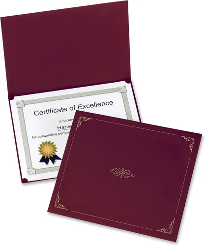 Oxford Soportes para certificados Borgoña