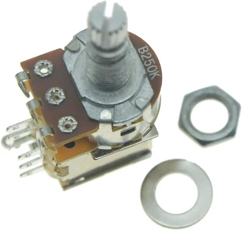 Miniatura 11 de Dopro Potenciómetro de guitarra bajo Push Pot (No Pull Anymore) Audio Taper Guitar Potenciómetro A250K