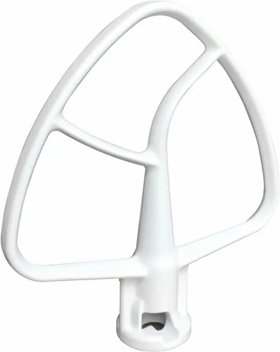 Miniatura 5 de Batidor plano revestido K45B de repuesto para batidora de pie Kitchenaid, compatible con mezclador de soporte de cabeza inclinable de 4.5 cuartos