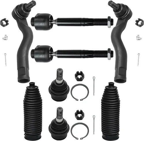 Miniatura 100 de Detroit Axle – Kit de suspensión delantera para Hyundai 2013-2018 Santa Fe 2 enlaces de barra de estabilizador 4 varillas de amarre interiores