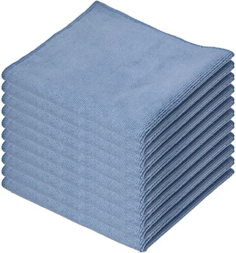 Miniatura 12 de Superio Paño de limpieza de microfibra azul para automóvil, casa, baño, paño milagroso de 16 x 16 pulgadas, sin rayas ni pelusas, sin detergente