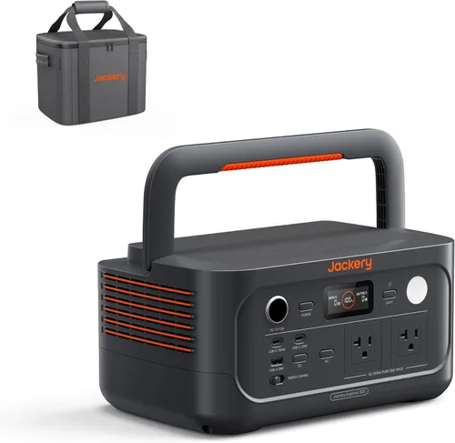 Miniatura 9 de Jackery Explorer 500 v2 Estación de Energía Portátil, Batería LiFePO4 de 512Wh, 500W AC/1000W Pico, Generador Solar para Acampada, Exteriores