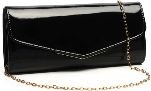 Miniatura 2 de Bolso de mano de cuero de charol para mujer, elegante bolso cruzado para el hombro, bolso para Navidad, boda, fiesta, baile de graduación