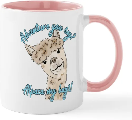 Miniatura 8 de CafePress A Is For Alpaca Taza de café de cerámica de 11 oz (11.0 fl oz)