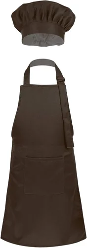 Miniatura 14 de ranrann Conjunto de delantal de chef para niños y niñas, delantales de cocina para cocinar, hornear, entrenamiento, disfraz