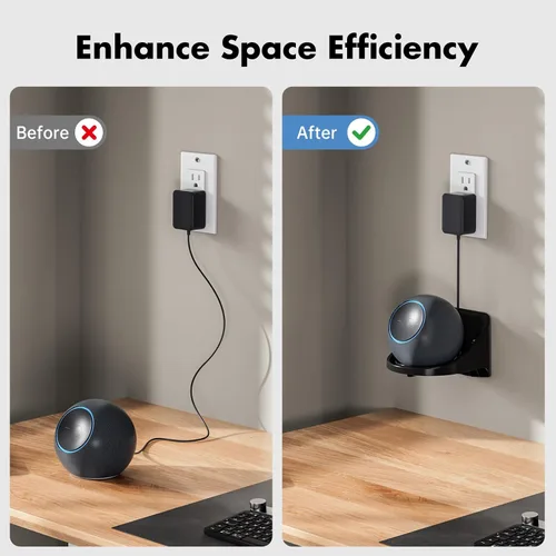 Miniatura 6 de XLTTYWL Dot Max - Soporte para colgar en pared, accesorios de ABS con gestión de cables, soporte de pared premium que ahorra espacio para Do t 6ª