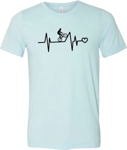 Miniatura 2 de Bicycle Heart Beat Shirt, Bicycle Lover Gift, Biking T-Shirts, Mountain Bike Shirt, Bmx shirt, Cycling Shirt, Funny Velo Shirt, Tandem Biker
