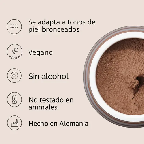 Miniatura 4 de M. Asam Magic Finish Summer Teint - Mousse de maquillaje (1.01 onzas líquidas) – imprimación, base, corrector y polvo 4 en 1 con cobertura Tonos