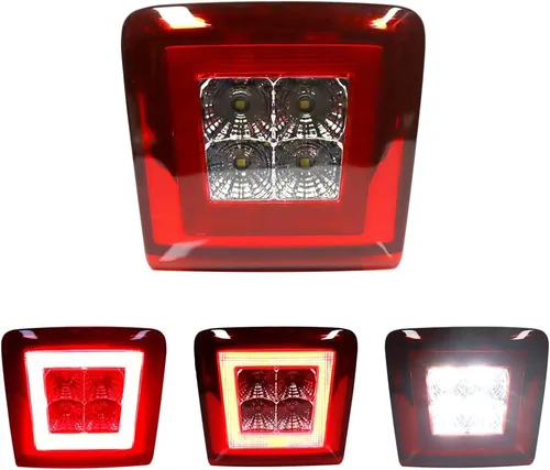 Kit de luz de freno antiniebla trasera LED con lente roja para Nissan 370Z 2009 en adelante, 13-17 Juke Nismo