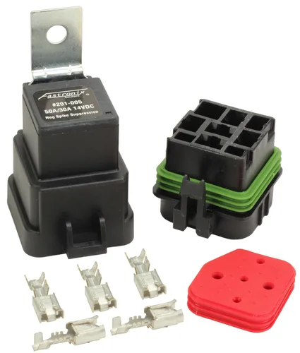 Miniatura 12 de Terminales de relé Fastronix a prueba de intemperie 12-10 AWG, paquete de 10