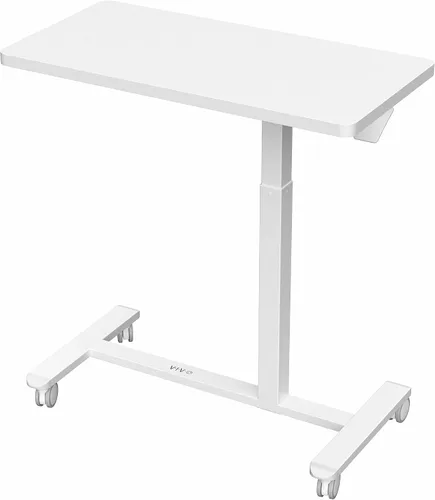 Miniatura 11 de VIVO Mesa portátil para laptop de 32 x 16 pulgadas sobre sofá, escritorio de cabecera ajustable en altura para sillón reclinable, negro, CART-V02L