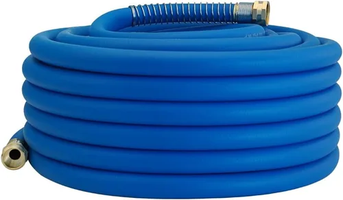 Miniatura 36 de Wiseflow Leader Hose Manguera de agua resistente de 3 x 5/8 pulgadas con accesorios de latón macho a hembra, extensor de manguera corta para carrete