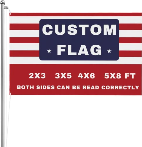 Miniatura 9 de Bandera de jardín personalizada para exteriores, banderas personalizadas de doble cara de 28 x 40 pulgadas, para hacer tu propia bandera divertida